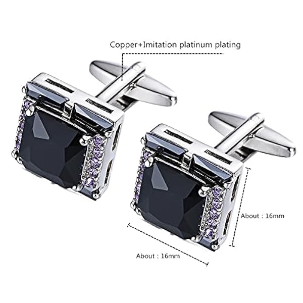 ZWEBY Manschettknappar män affärer män manschettknappar metallskjorta manschettknappar för män för bröllop affärer